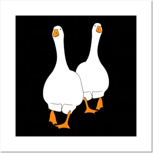 Walking Geese Posters and Art